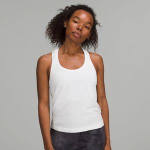 Lululemon white swiftly tech tank top size